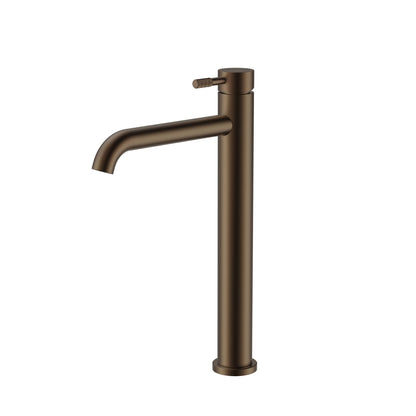 Stria Wastafelemengkraan Hoog Cold Start, Hendel Met Verfjinde Ribbelstructuur - Luxurysanitair