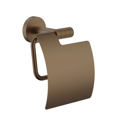 Stria Toiletrolhouder Met Klep Afwerking Met Verfijnde Ribbelsstructuur - Luxurysanitair
