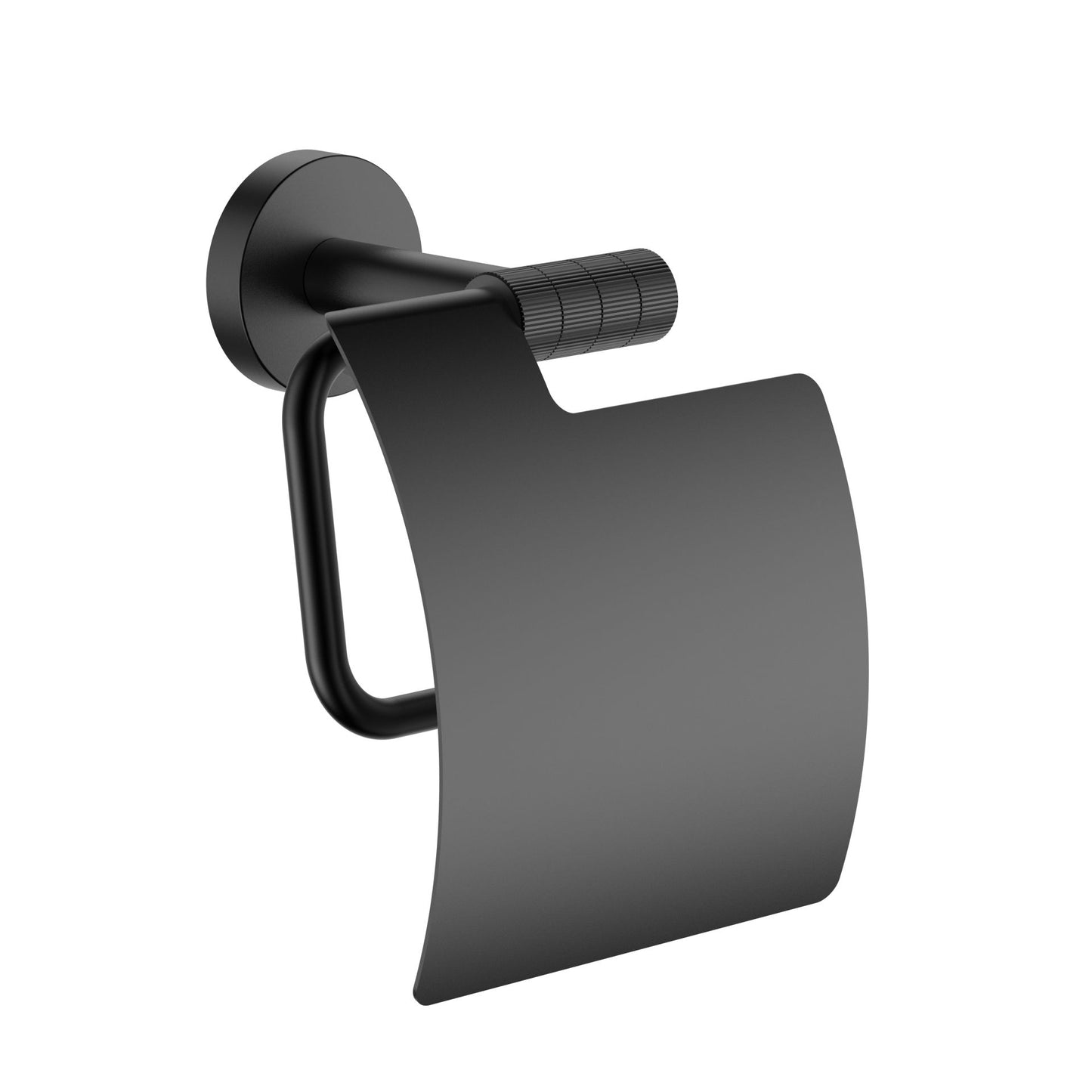 Stria Toiletrolhouder Met Klep Afwerking Met Verfijnde Ribbelsstructuur - Luxurysanitair