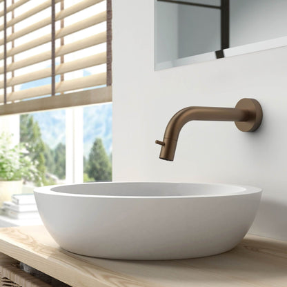 Stria Koudwaterkraan Wandmontage Inkortbaar Knop met Verfijnde Ribbelstructuur - Luxurysanitair