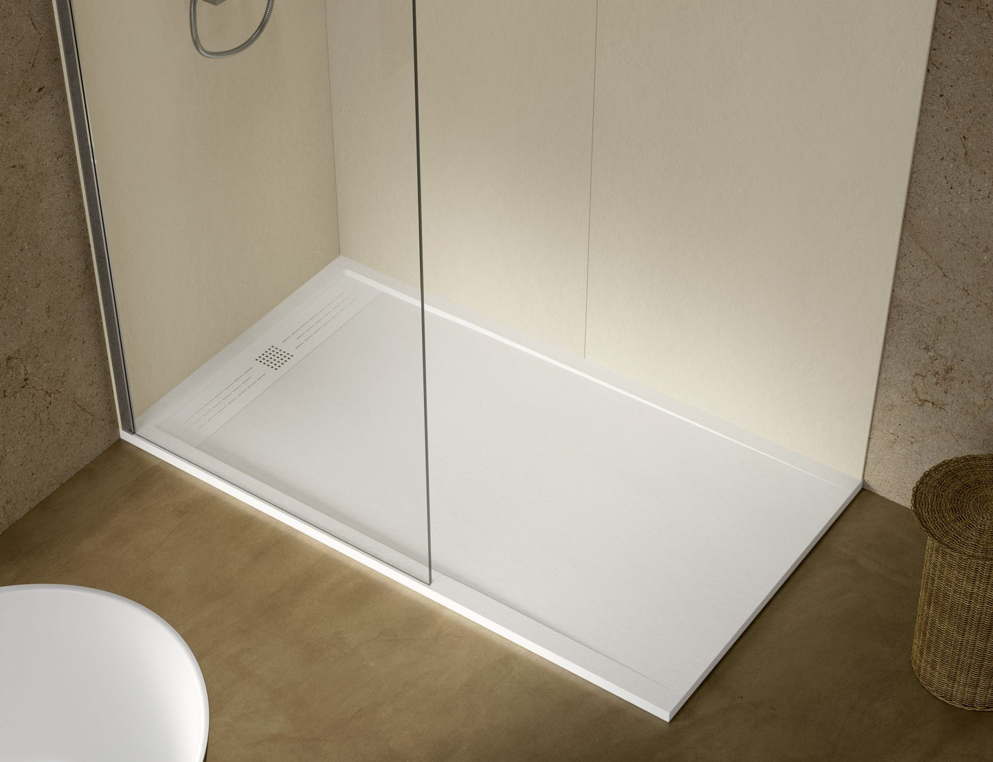 Aloni Elite Douchebak Composiet 180x90x3cm - Luxurysanitair