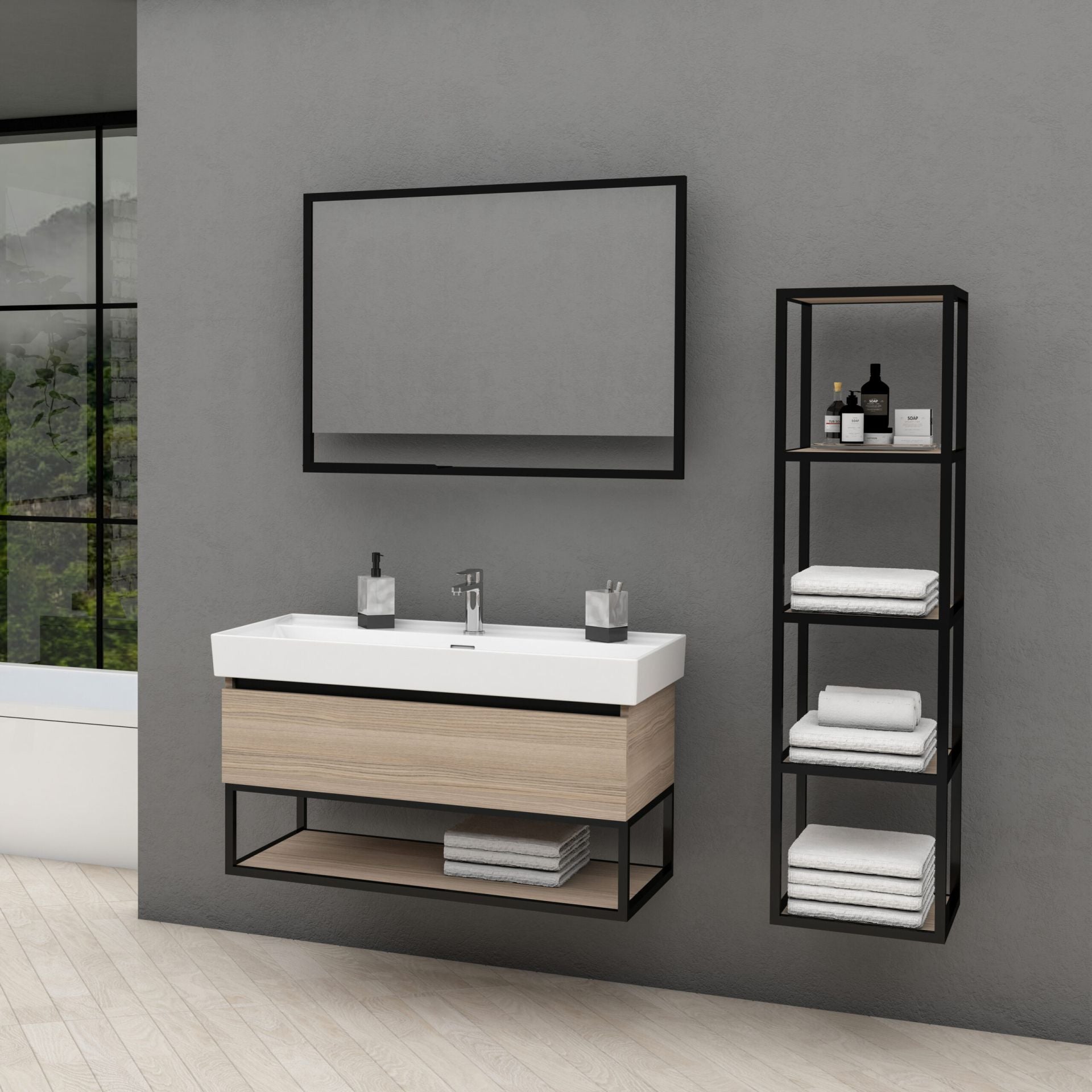 Aloni Sharp Onderkast (100cm) - Luxurysanitair