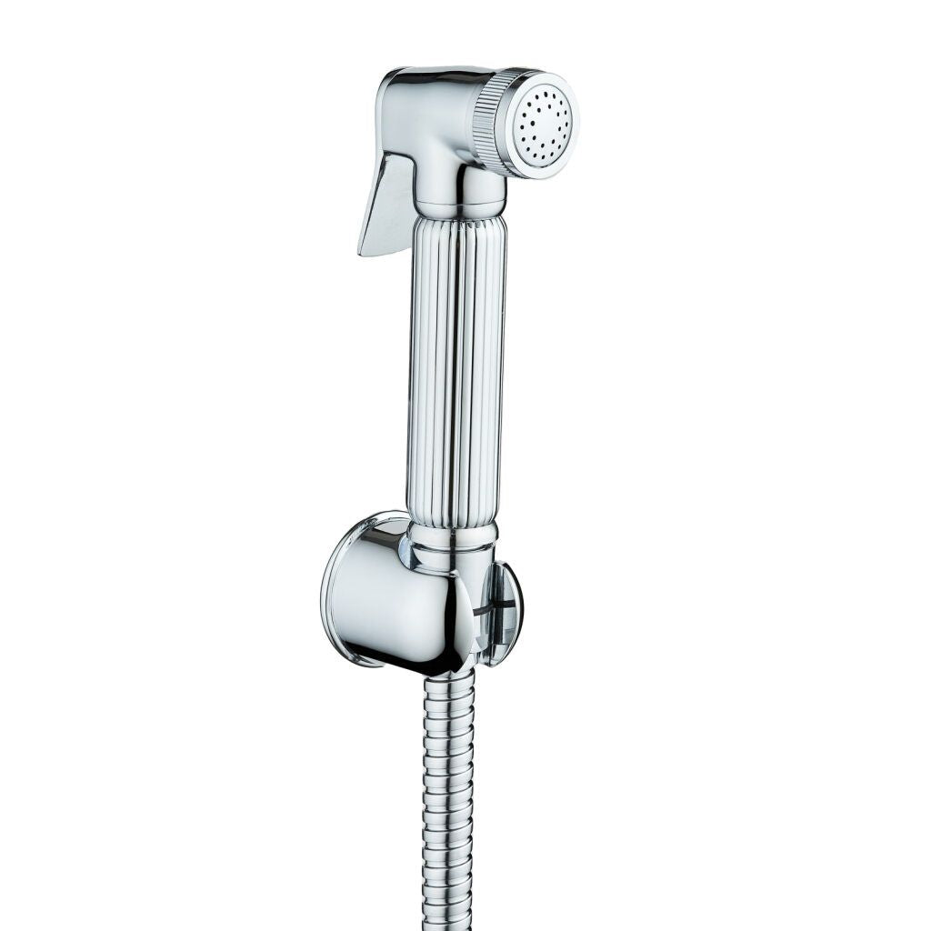 Aloni Design Set WC (Bidet) Sproeier Rond Chroom - Luxurysanitair