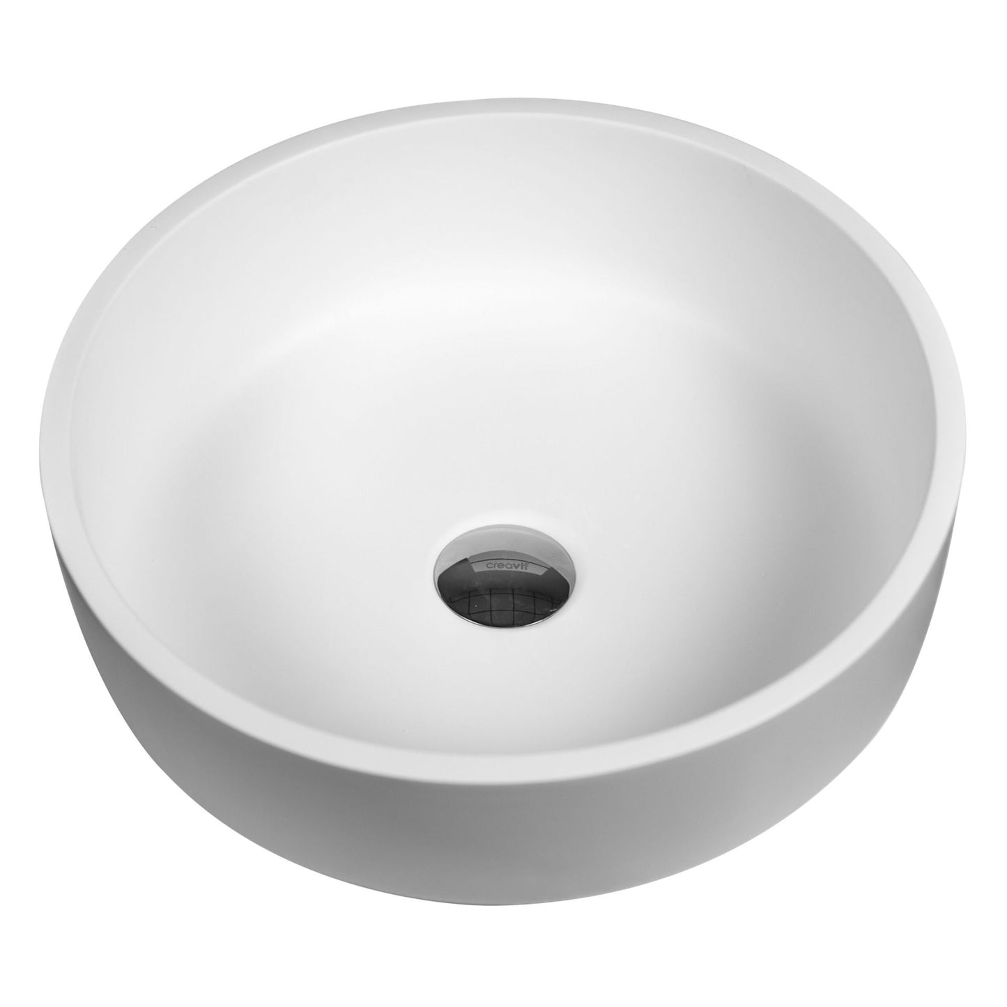Veroni Sun Solid Surface Wastafel 40x40x13cm - Luxurysanitair