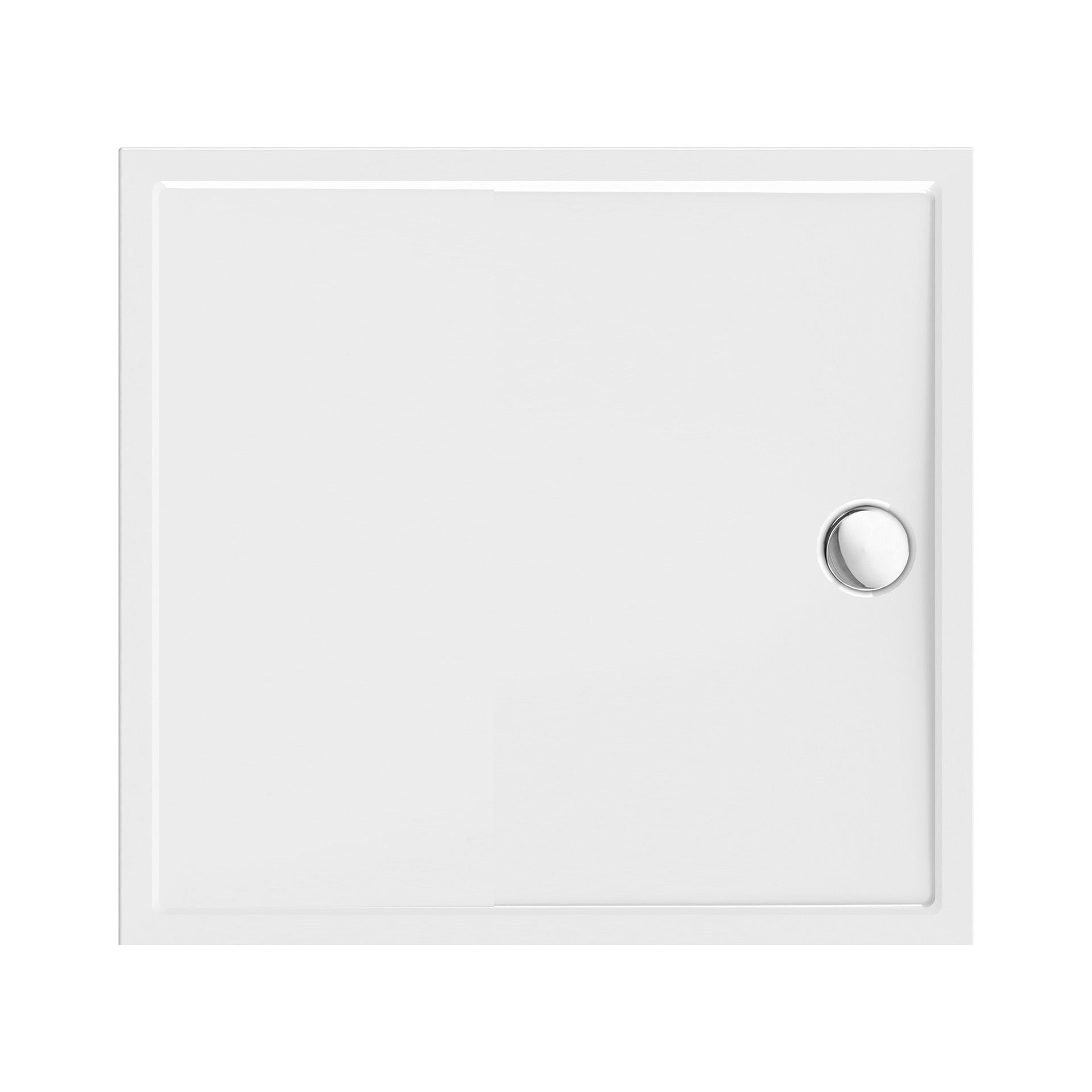 Aloni Douchebak Vierkant Acryl 90x90x4cm - Glanzend Wit - Luxurysanitair