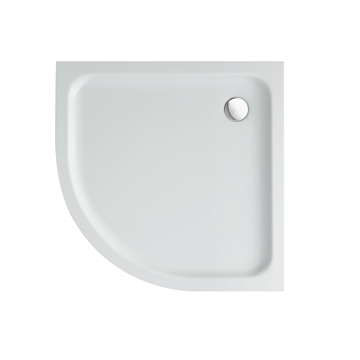 Aloni Kwartronde Acryl Douchebak 100x100x15cm - Luxurysanitair