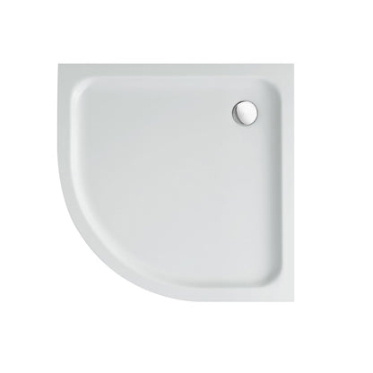 Aloni Kwartronde Acryl Douchebak 100x100x15cm - Luxurysanitair