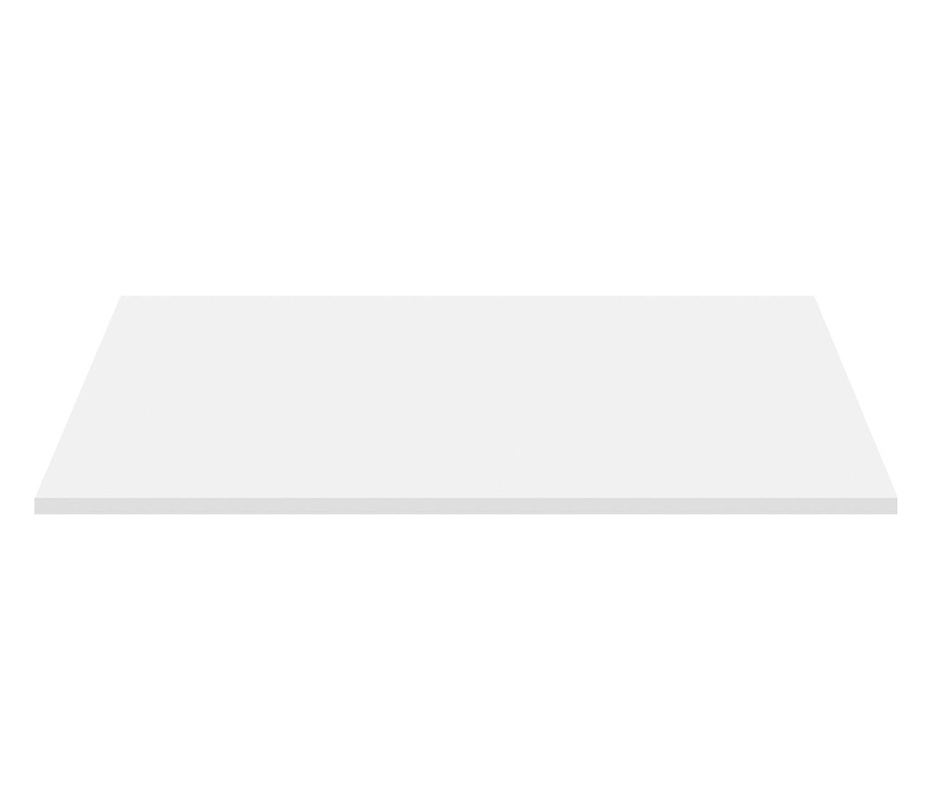 Aloni Wastafeltablet MDF 152.4x45.5x2.6cm - Luxurysanitair