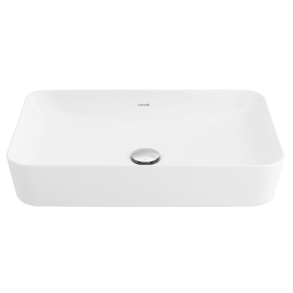 Creavit Ultra Keramische Opbouw Wastafel 60x40cm - Luxurysanitair