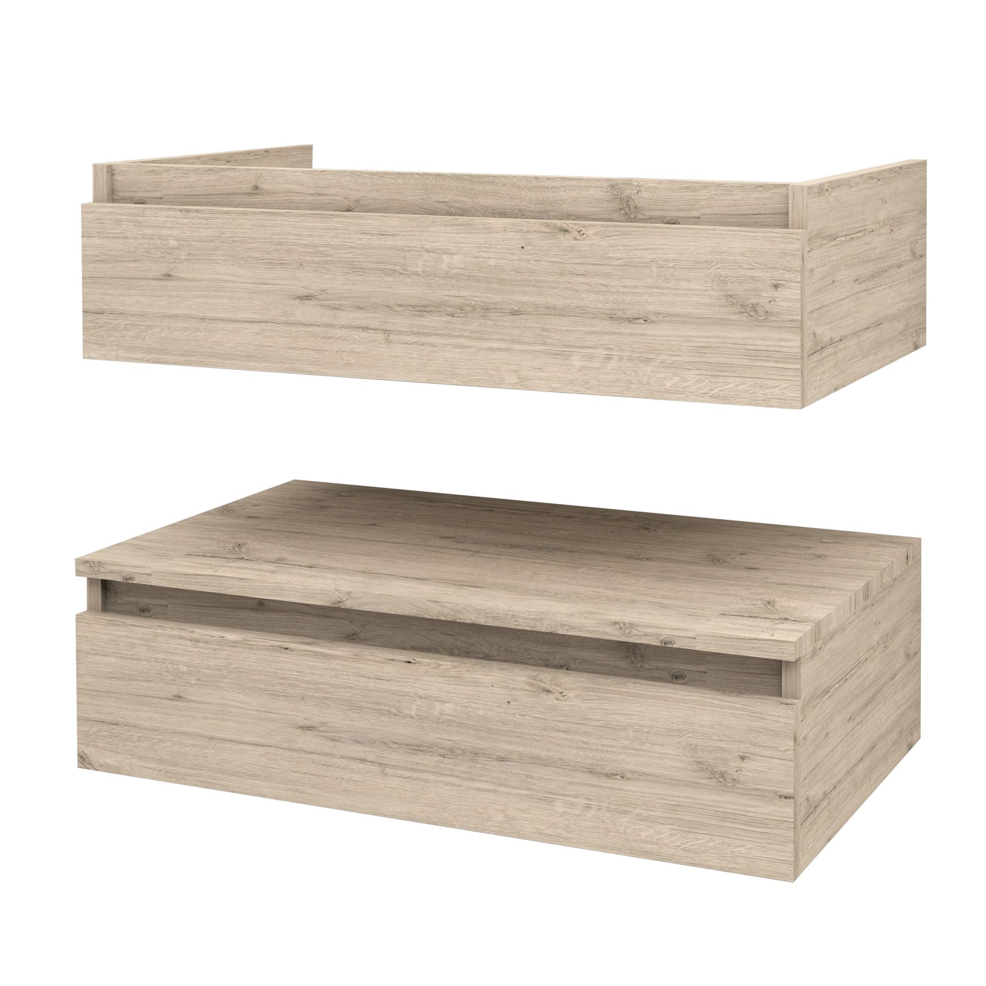 Venüs Onderkast (81cm) - Licht Hout - Luxurysanitair