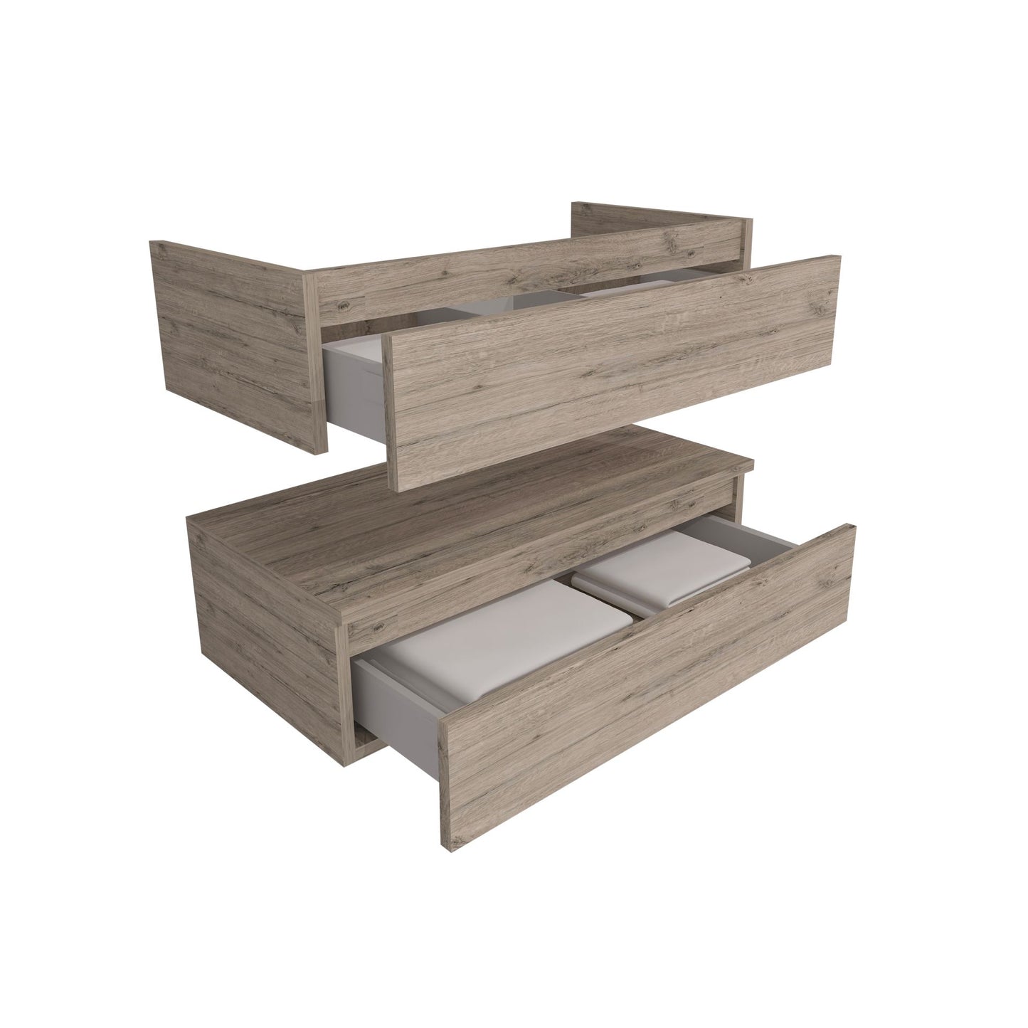 Venüs Onderkast (81cm) - Licht Hout - Luxurysanitair