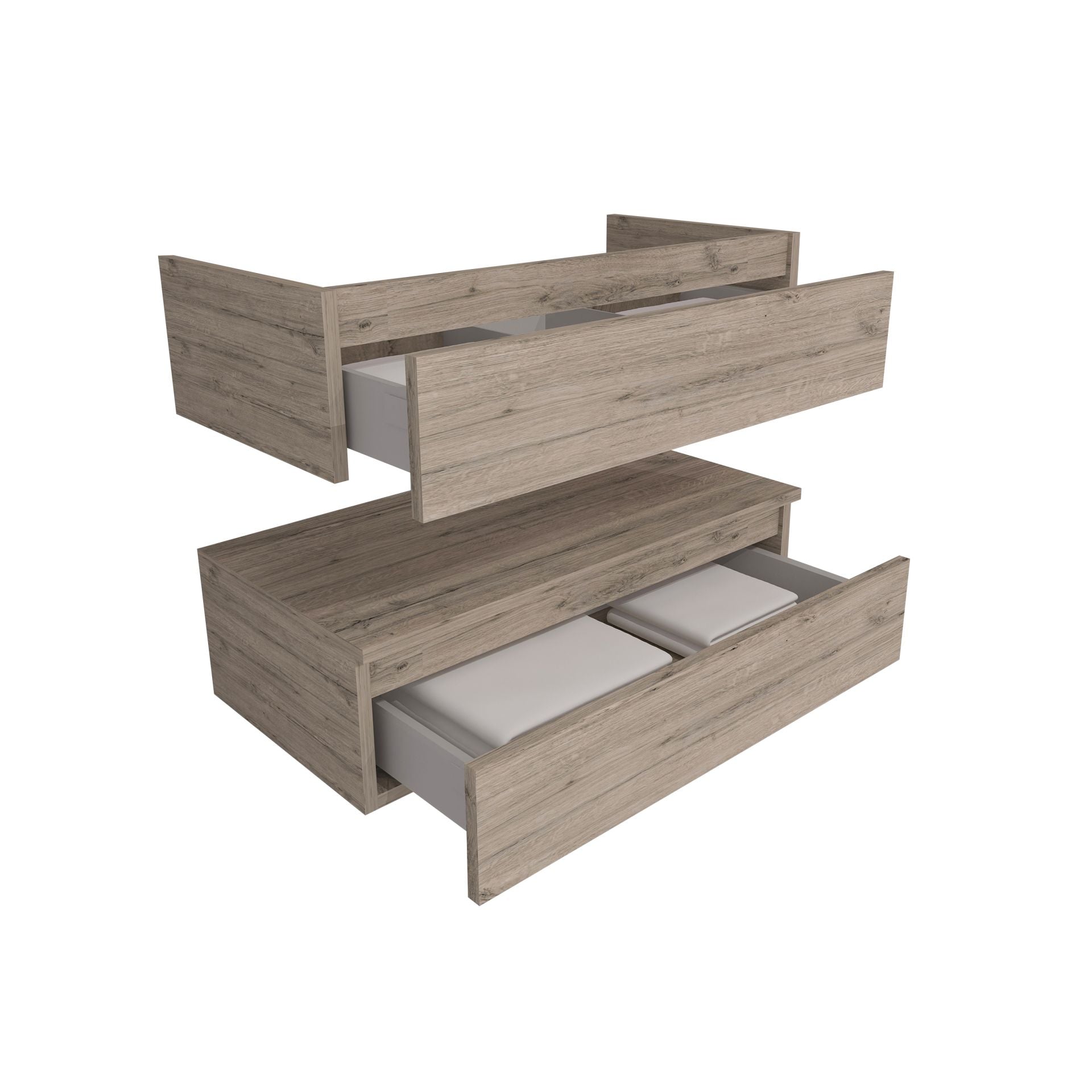 Venüs Onderkast (81cm) - Licht Hout - Luxurysanitair