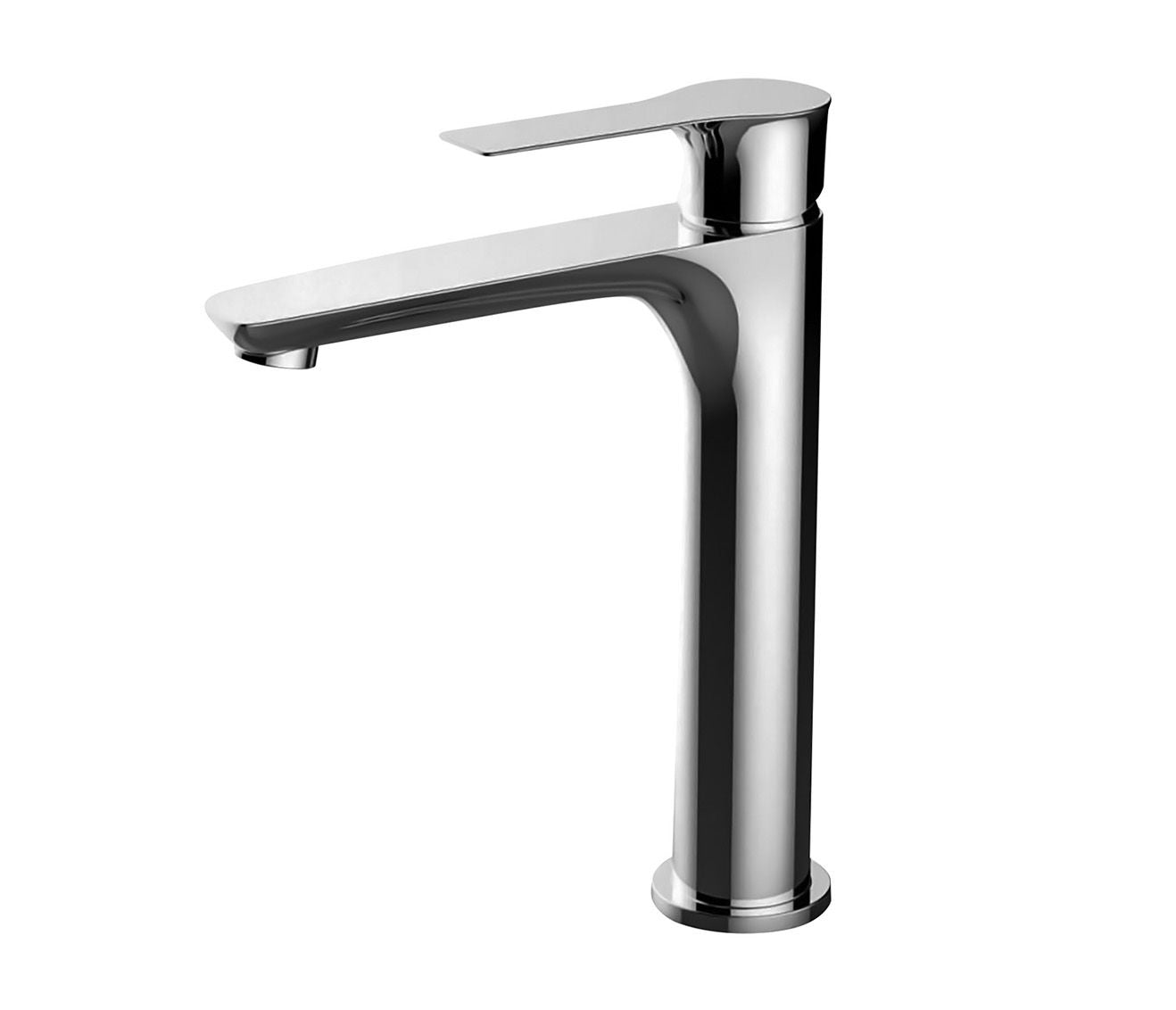 Aloni Verhoogde Wasteflkraan Chroom - Luxurysanitair