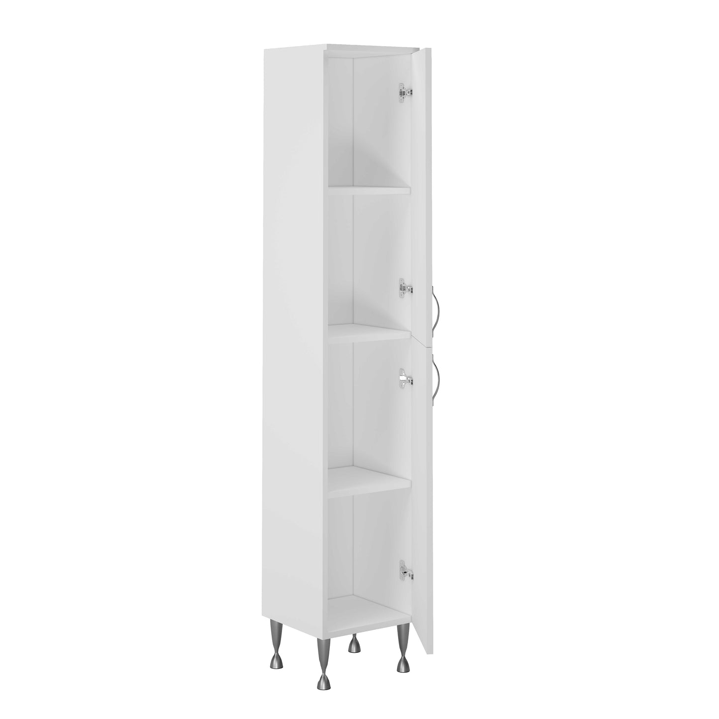 ALONI ALECO KOLOMKAST RECTHS - STAAND - 2 DEUREN - 35X190X35CM - WIT