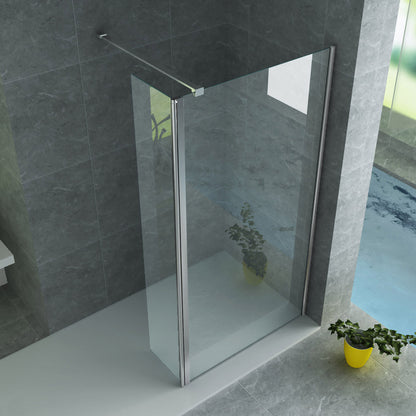 Aloni Draaibare Zijwand 8mm 60x200cm - Luxurysanitair