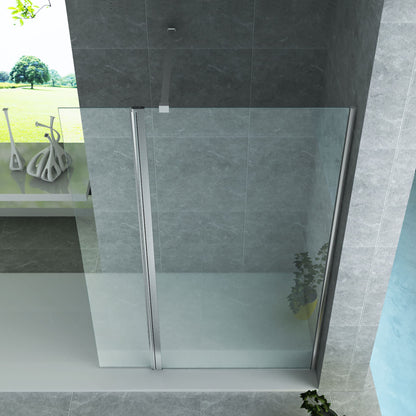 Aloni Draaibare Zijwand 8mm 60x200cm - Luxurysanitair