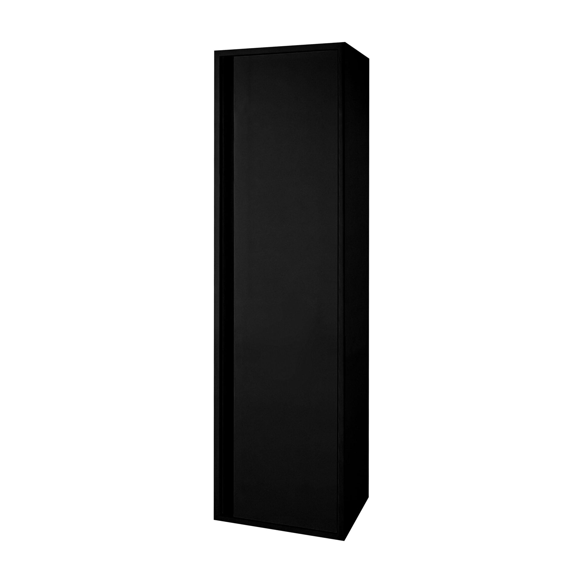Mat zwart / 135CM