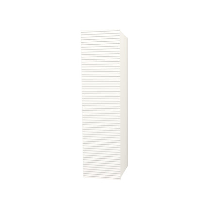 ELITE KOLOMKAST MET HORIZONTAAL RELIËF (135CM) - MAT WIT
