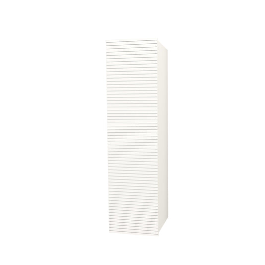 ELITE KOLOMKAST MET HORIZONTAAL RELIËF (135CM) - MAT WIT