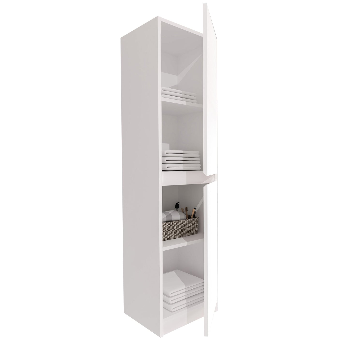 JUPITER KOLOMKAST (135CM) - MAT WIT