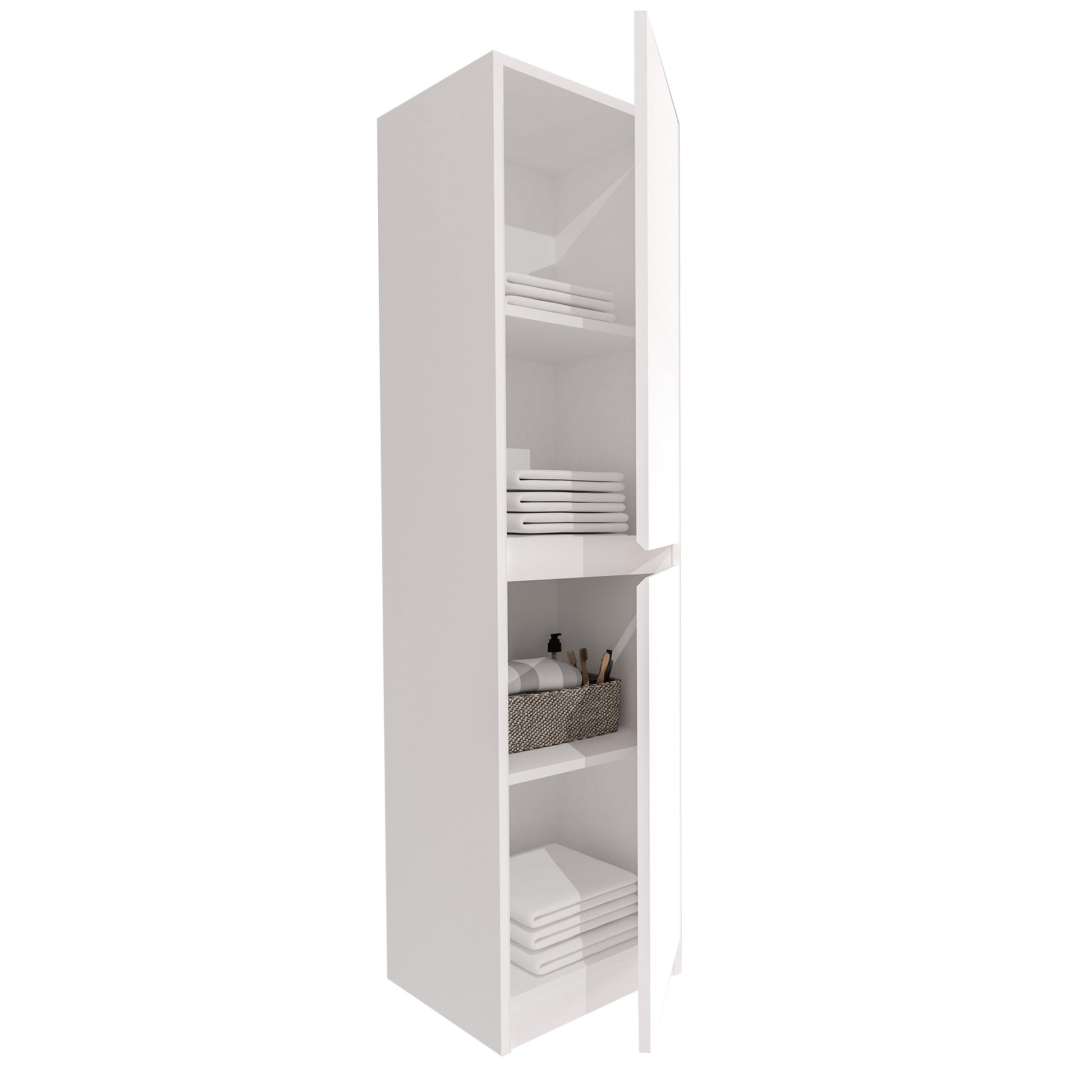 JUPITER KOLOMKAST (135CM) - MAT WIT