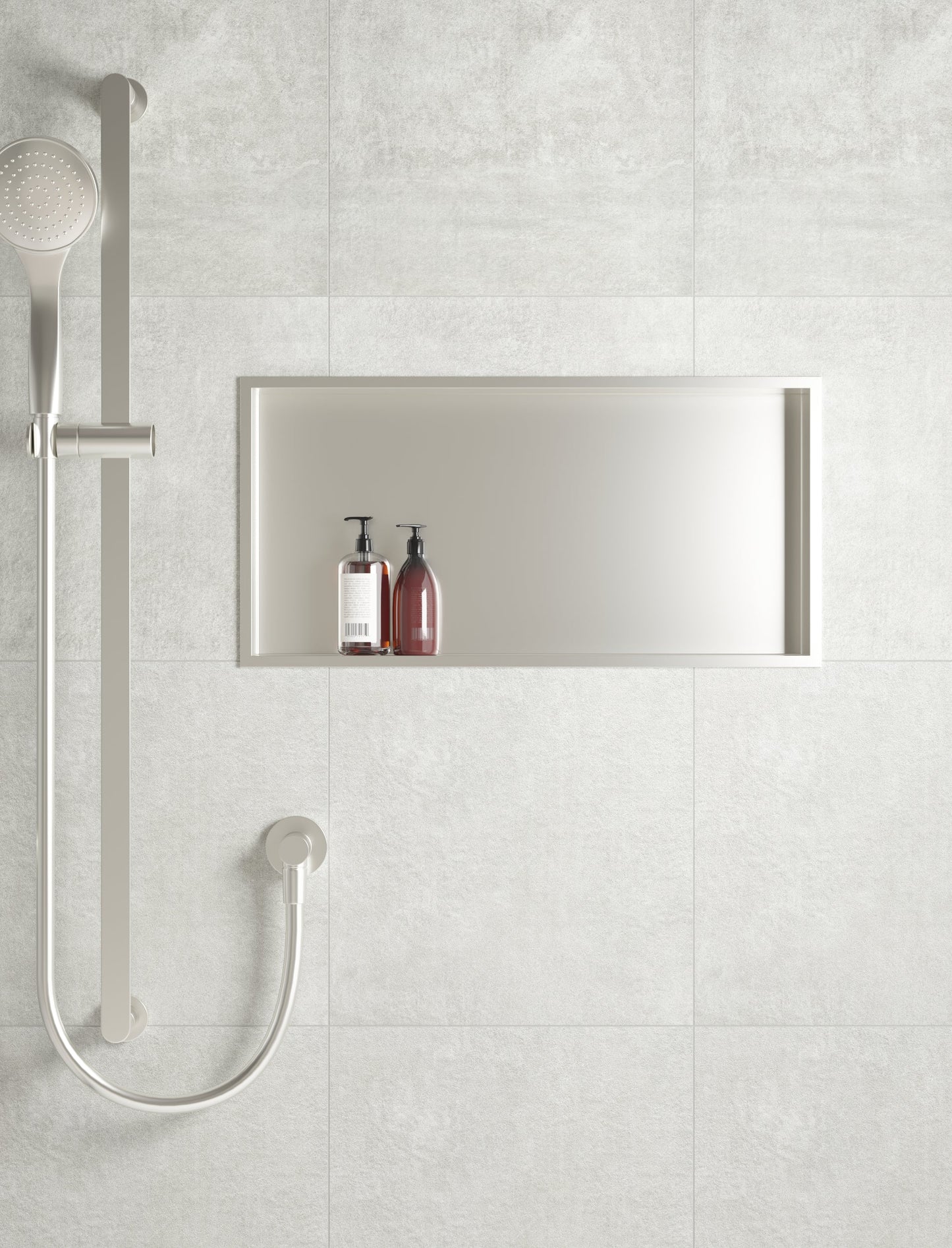 ALONI INBOUWNIS (300X600X70MM) - GEBORSTELD RVS