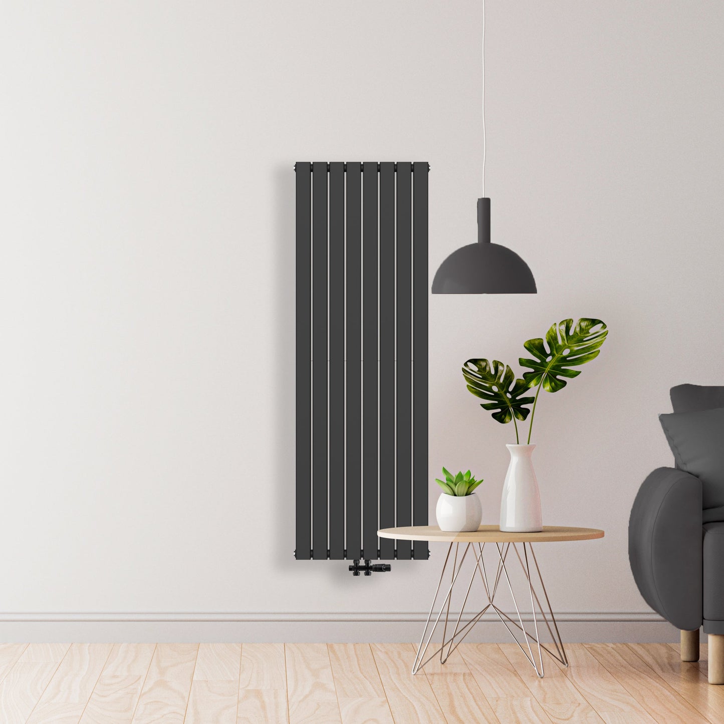VERTICAAL VIERKANT DUBBELZIJDIG ZWART 1800X608 MIDDENAANSLUITING-2164W