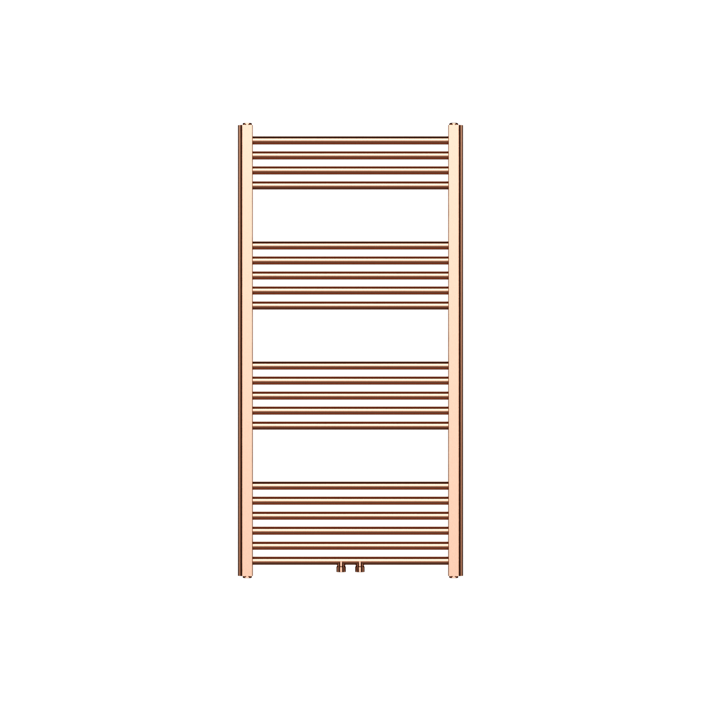 BELRAD HANDDOEKDROGER - LINKS-RECHTS/MIDDENAANSLUITING - 414 WATT - 1200X600CM - GEBORSTELD KOPER
