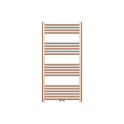 BELRAD HANDDOEKDROGER - LINKS-RECHTS/MIDDENAANSLUITING - 414 WATT - 1200X600CM - GEBORSTELD KOPER