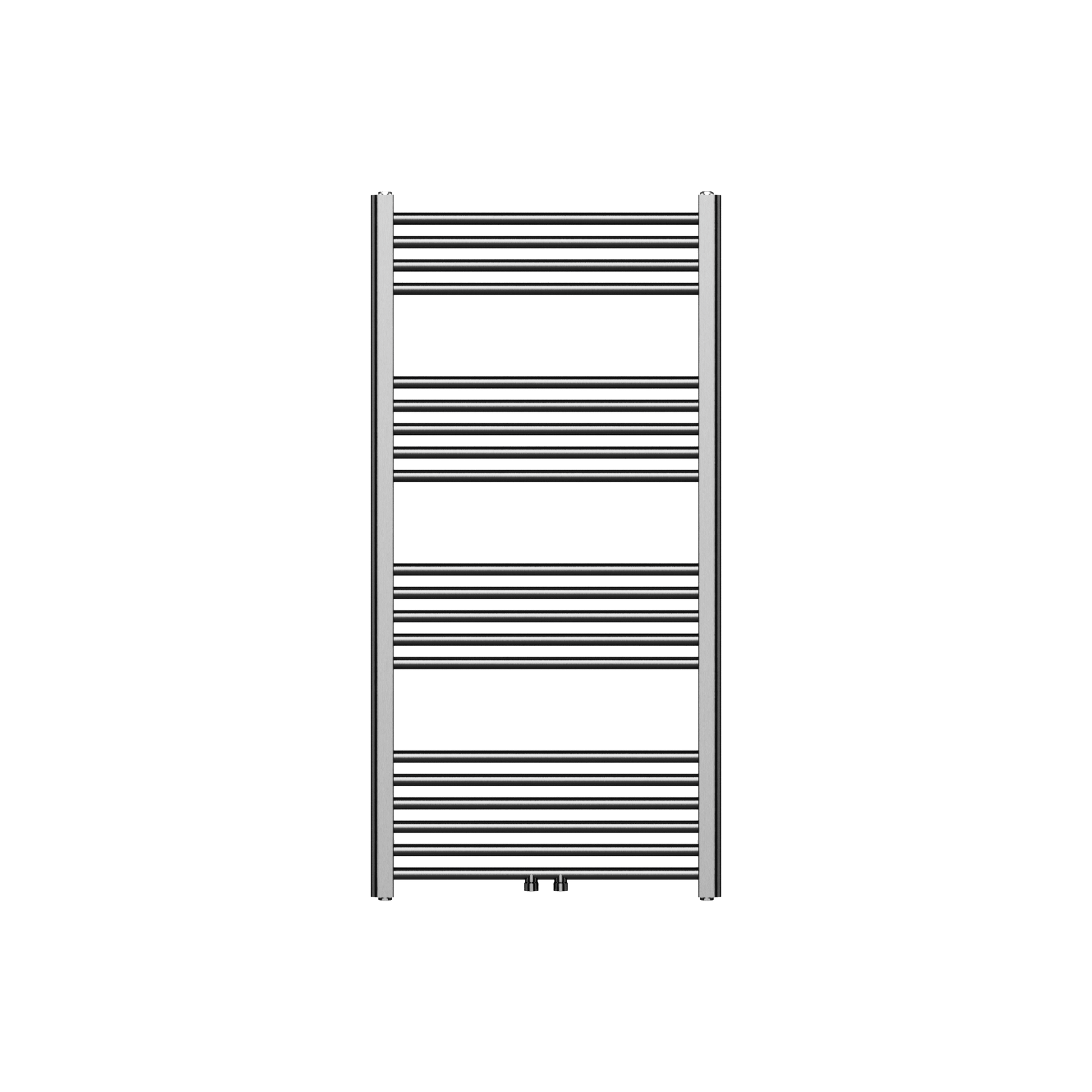 BELRAD HANDDOEKDROGER - LINKS-RECHTS/MIDDENAANSLUITING - 414 WATT - 1200X600CM - GUNMETAL