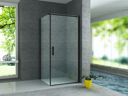 Mat zwart / 900X900X1900 mm