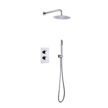 Aloni Inbouw Thermostatische Doucheset Met Regendouchekop Ø25cm - Luxurysanitair