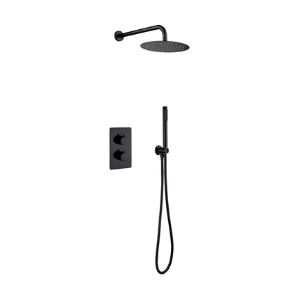Aloni Inbouw Thermostatische Doucheset Met Regendouchekop Ø25cm - Luxurysanitair
