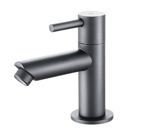 ALONI KOUDWATERKRAAN GUNMETAL GRIJS 1/2