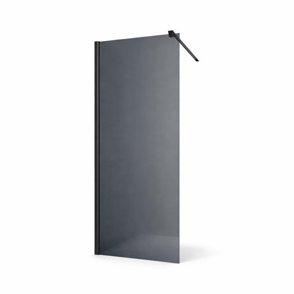 Douchewand Inloopdouche rook glas 160 x 200