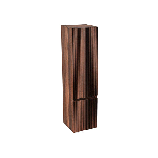 ALONI ELA KOLOMKAST - 2 DEUREN - GREEPLOOS - SOFT CLOSE - OMKEERBAAR - 35X135X35 CM - WENGE