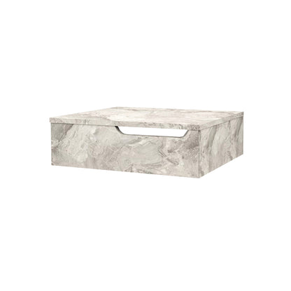 FELIX ONDERKAST MET HANDDOEKUITSPARING (60CM) - GRIJS MARMER
