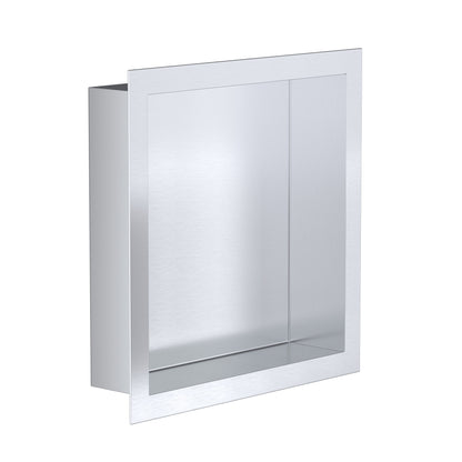 ALONI INBOUWNIS (300X300X100MM) - GEBORSTELD RVS