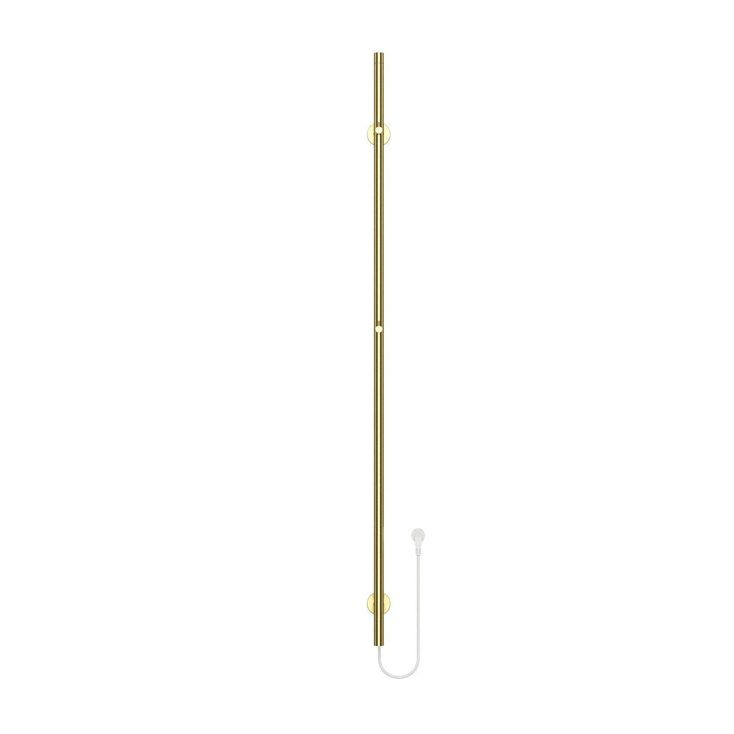 BELRAD ELEKTRISCHE STAAFHANDDOEKDROGER - ENKEL - MET DIGITALE, PROGRAMEERBARE THERMOSTAAT - 60W - Ø2,5CM - 150X6,3X12,7 CM - GEBORSTELD GOUD