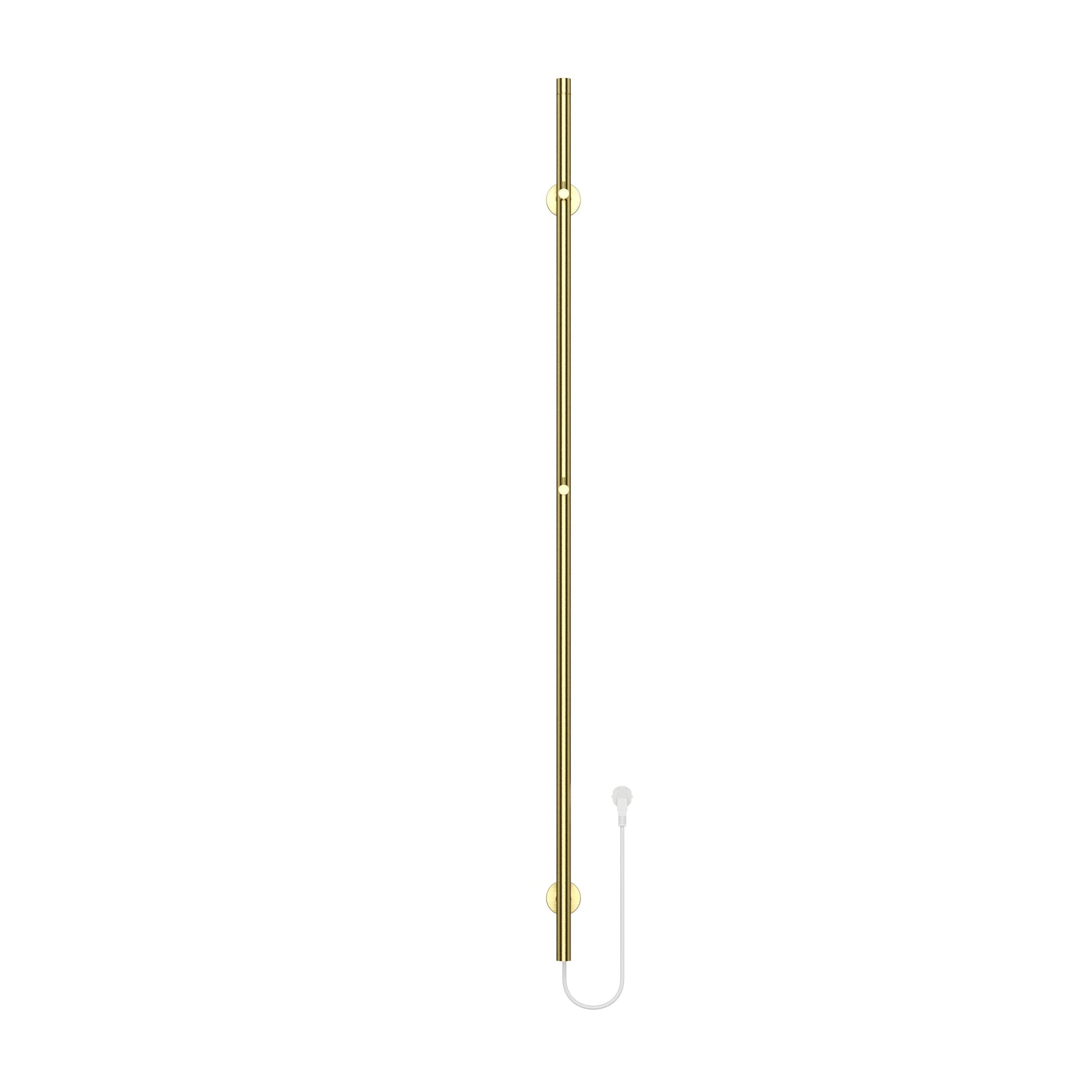 BELRAD ELEKTRISCHE STAAFHANDDOEKDROGER - ENKEL - MET DIGITALE, PROGRAMEERBARE THERMOSTAAT - 60W - Ø2,5CM - 150X6,3X12,7 CM - GEBORSTELD GOUD