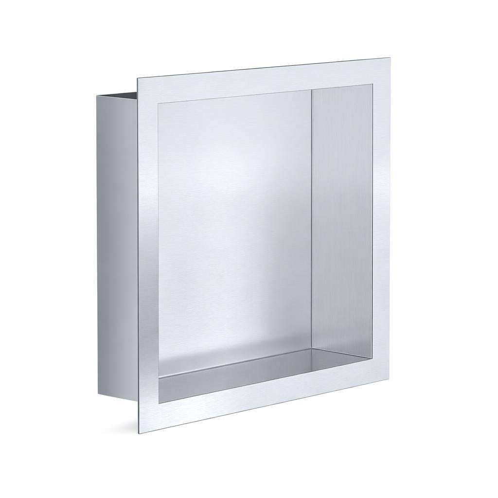 Inbouw wcrolhouder RVS 74 x 19,5 x 12,1