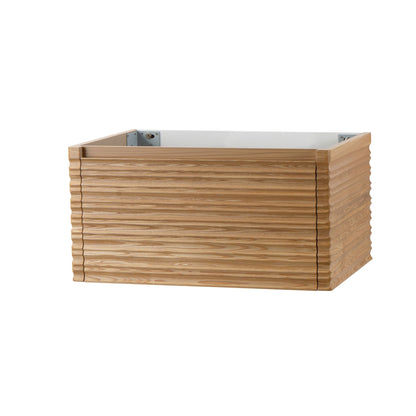 Kamellia Wastafelondenkast 1 Lade Soft Close  (79x40x52cm) - Licht Walnoten - Luxurysanitair