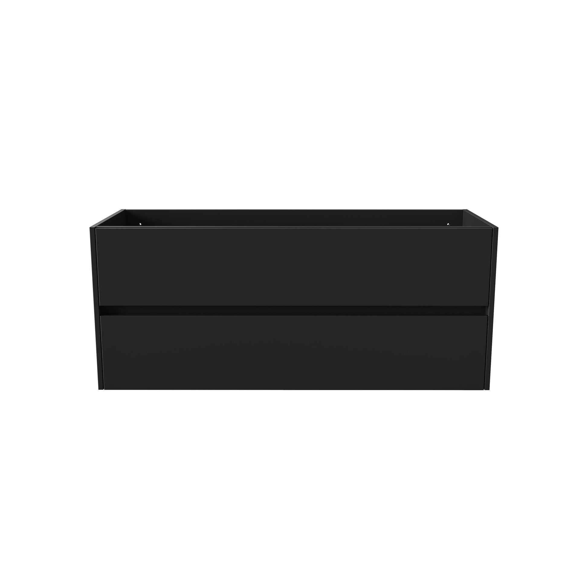 ALONI HAYAT WASTAFELONDERKAST - 2 LADES - SOFTCLOSE - GREEPLOOS - 119,5X50X45 CM - MAT ZWART