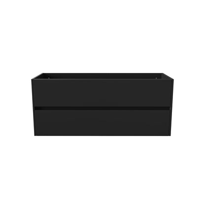 ALONI HAYAT WASTAFELONDERKAST - 2 LADES - SOFTCLOSE - GREEPLOOS - 119,5X50X45 CM - MAT ZWART