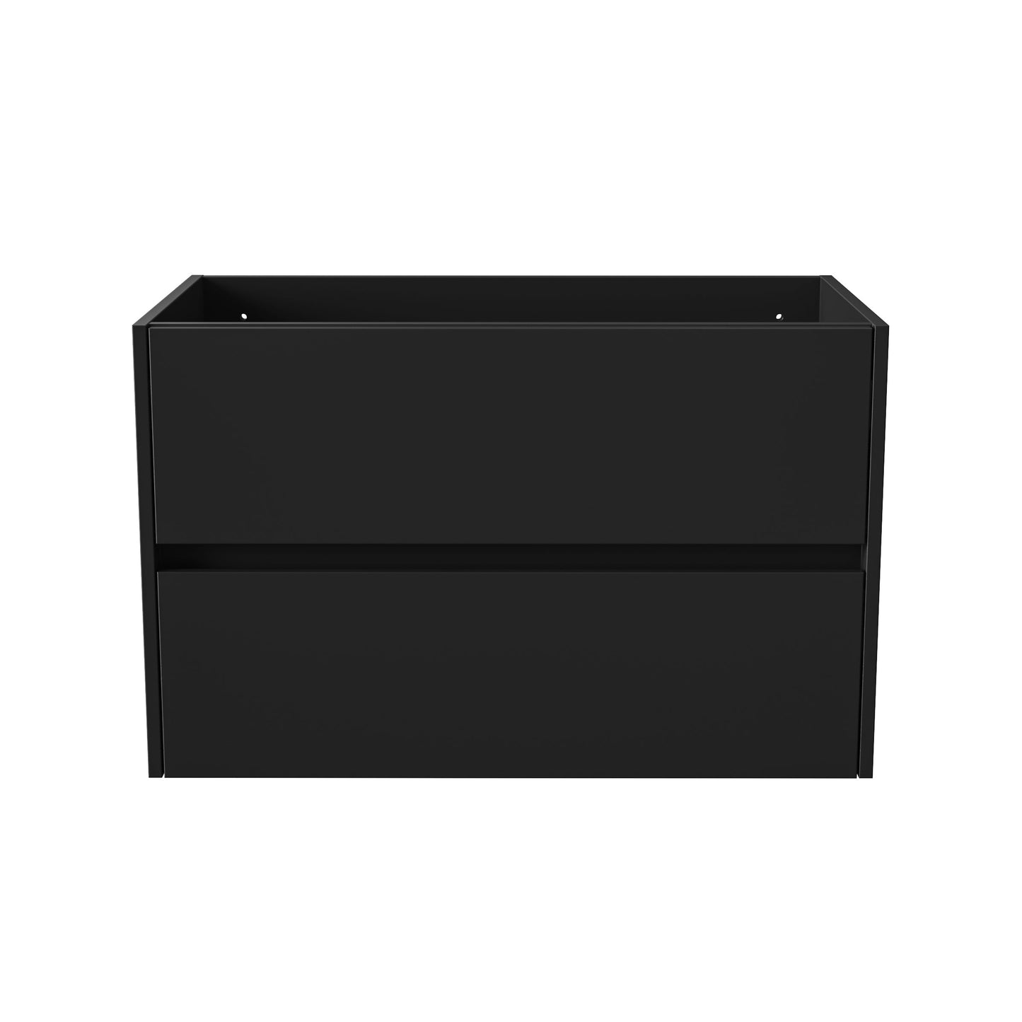 ALONI HAYAT WASTAFELONDERKAST - 2 LADES - SOFTCLOSE - GREEPLOOS - 79,5X50X45 CM - MAT ZWART