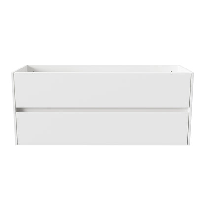 ALONI HAYAT WASTAFELONDERKAST - 2 LADES - SOFTCLOSE - GREEPLOOS - 119,5X50X45 CM - GLANZEND WIT
