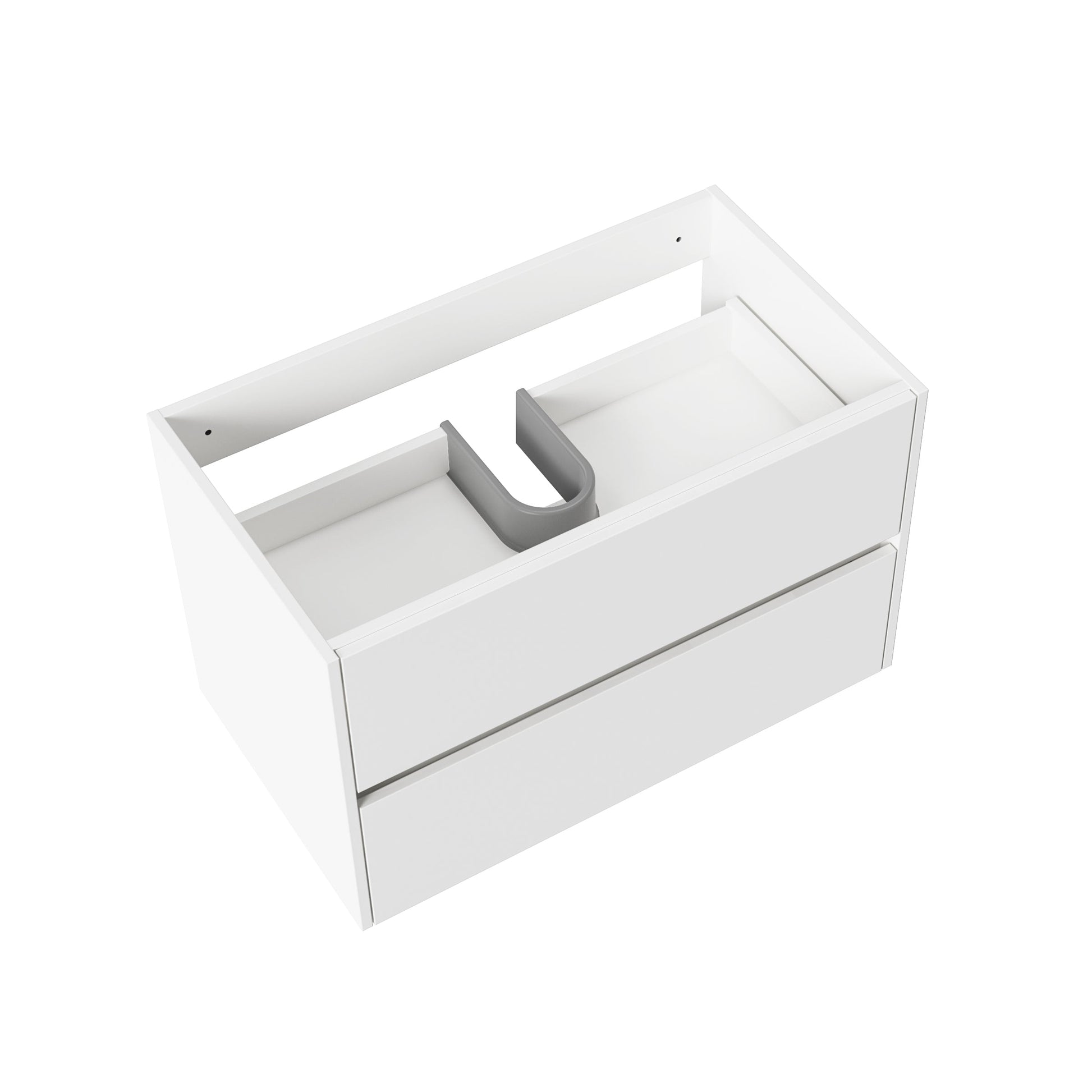ALONI HAYAT WASTAFELONDERKAST - 2 LADES - SOFTCLOSE - GREEPLOOS - 79,5X50X45 CM - GLANZEND WIT