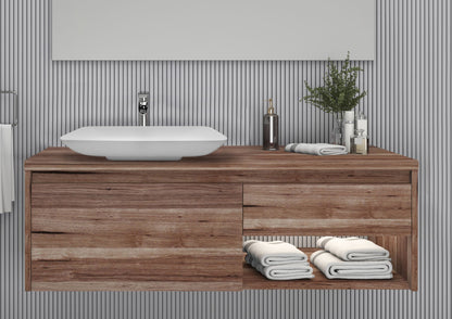 Aloni Lidya Solid Surface Waskom 60x36cm - Luxurysanitair