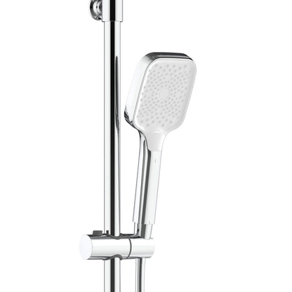 ALONI THERMOSTATISCHE DOUCHEKRAAN MET PLANCHET CHROOM WIT