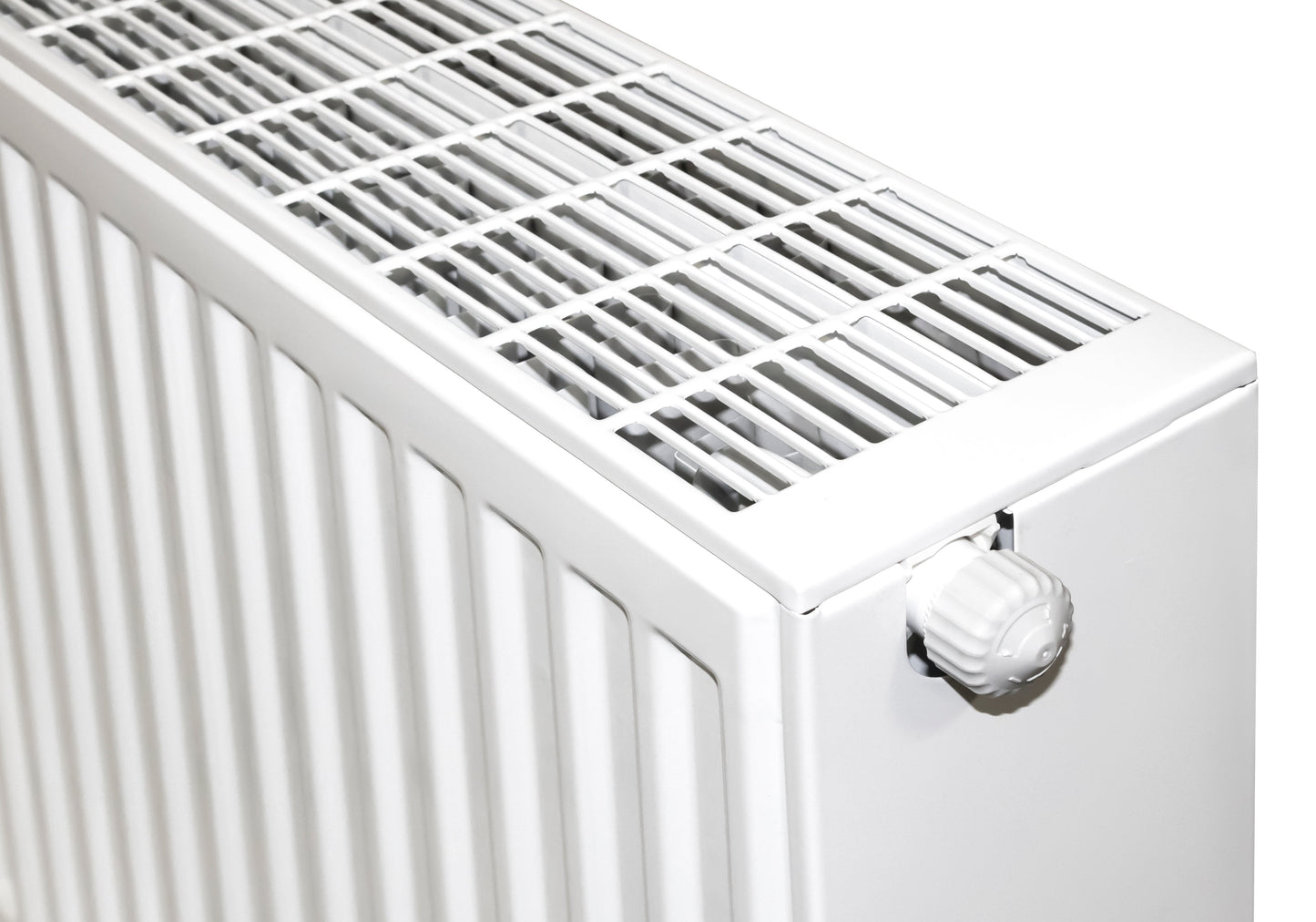 STELRAD NOVELLO PANEELRADIATOR - T33 - 8 AANSLUITINGEN - 400X1200MM - 2053W - GLANZEND WIT